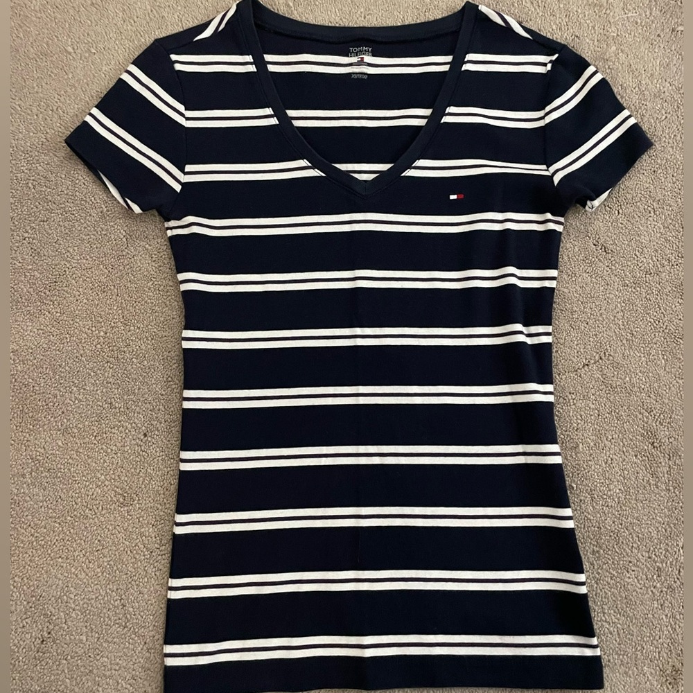 Tommy Hilfiger Short Sleeve V Neck Shirt